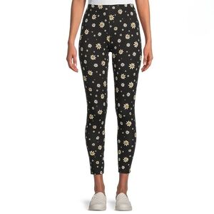Daisy print leggings